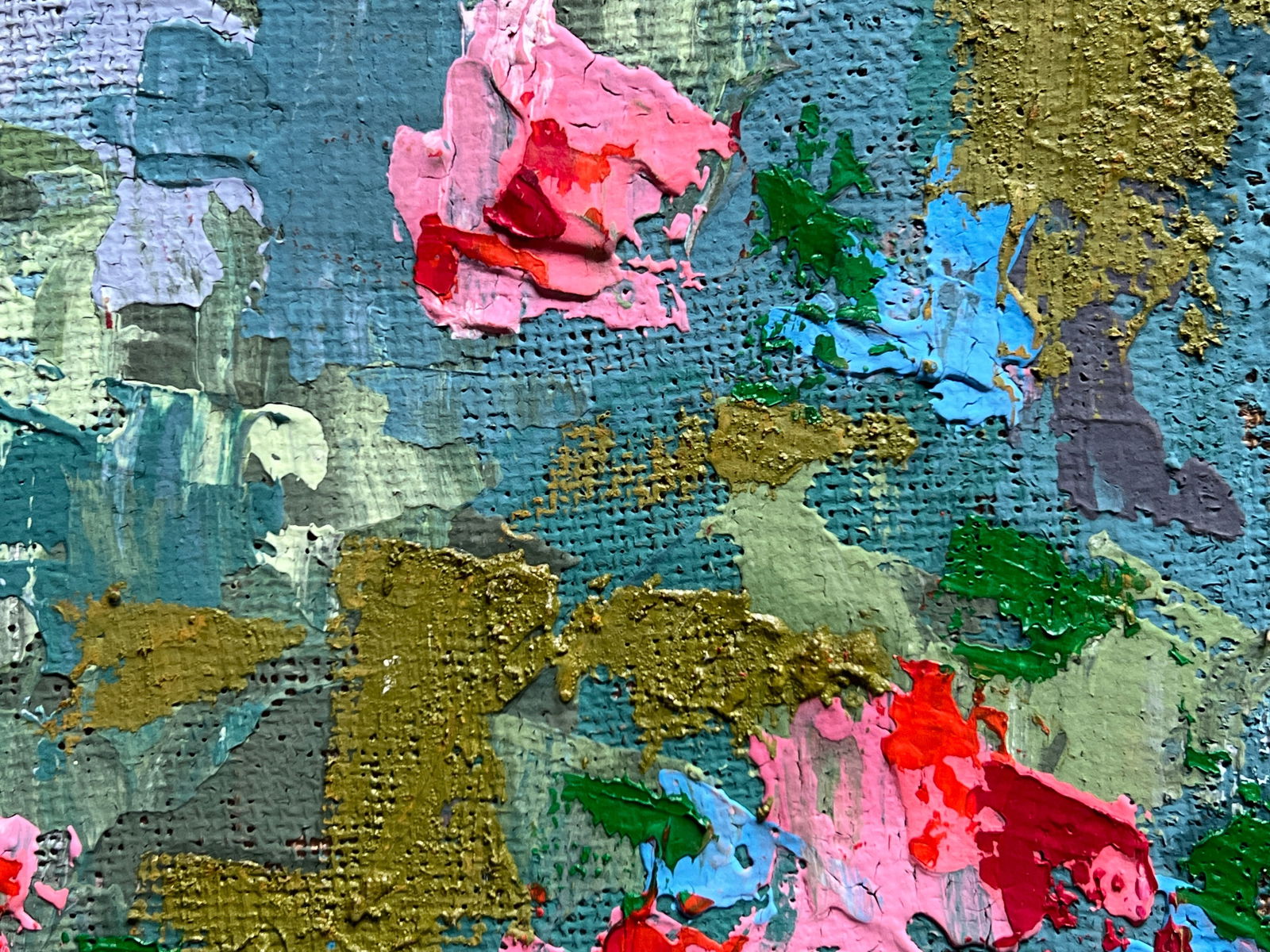 Oil painting flowers K. Leonid - 3