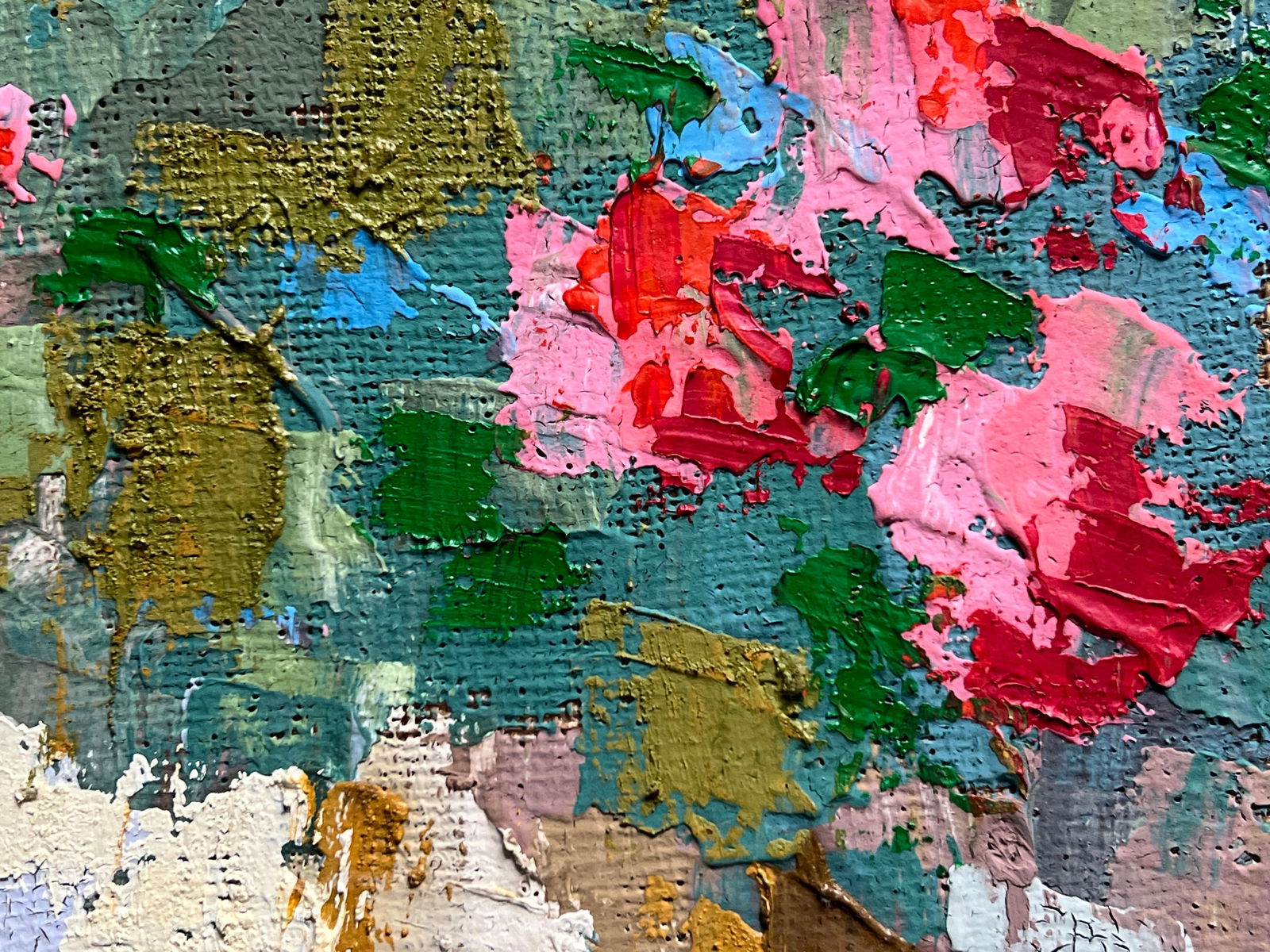 Oil painting flowers K. Leonid - 4