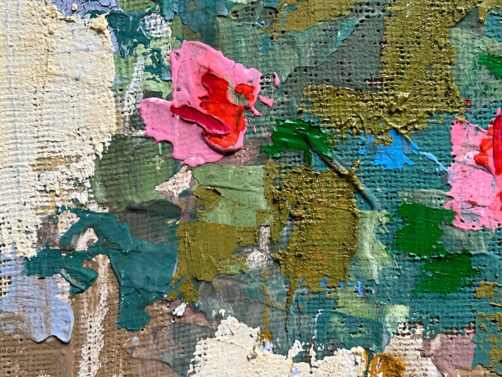 Oil painting flowers K. Leonid - 5