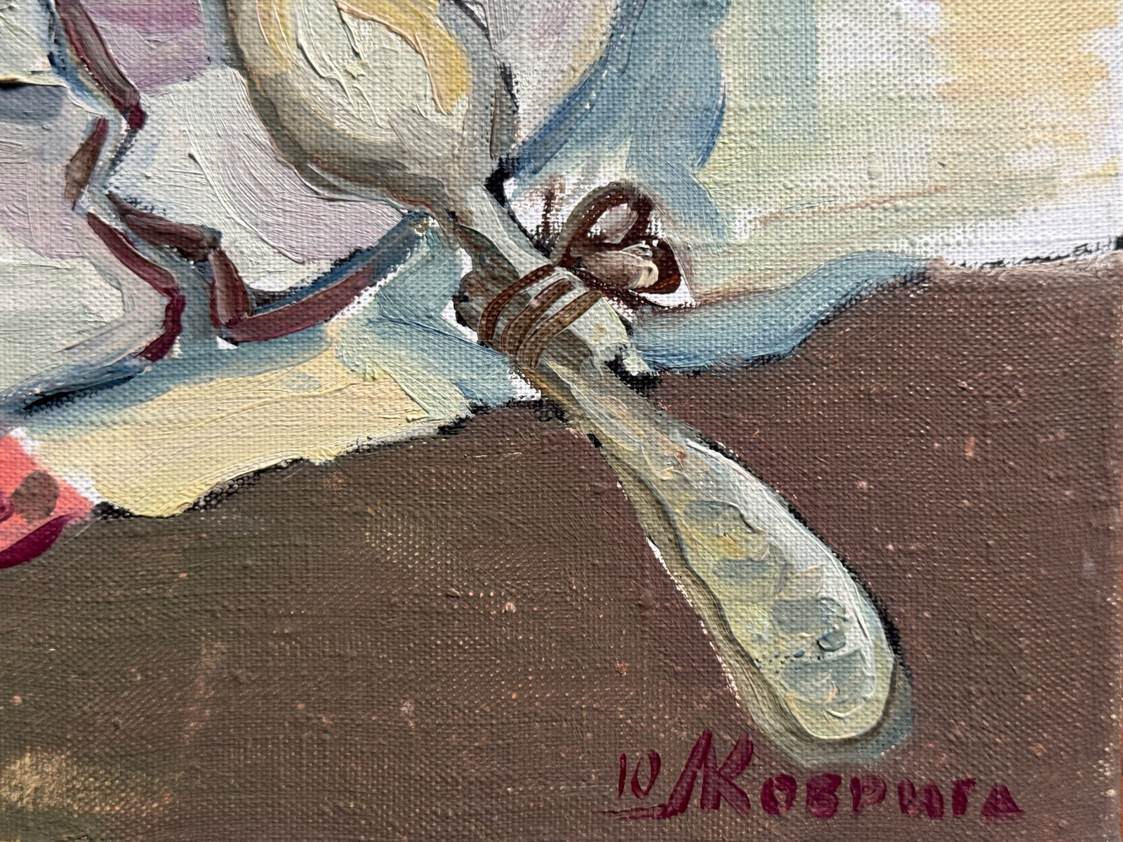 Oil painting with frame Ukrainian still life K. Leonid - 8