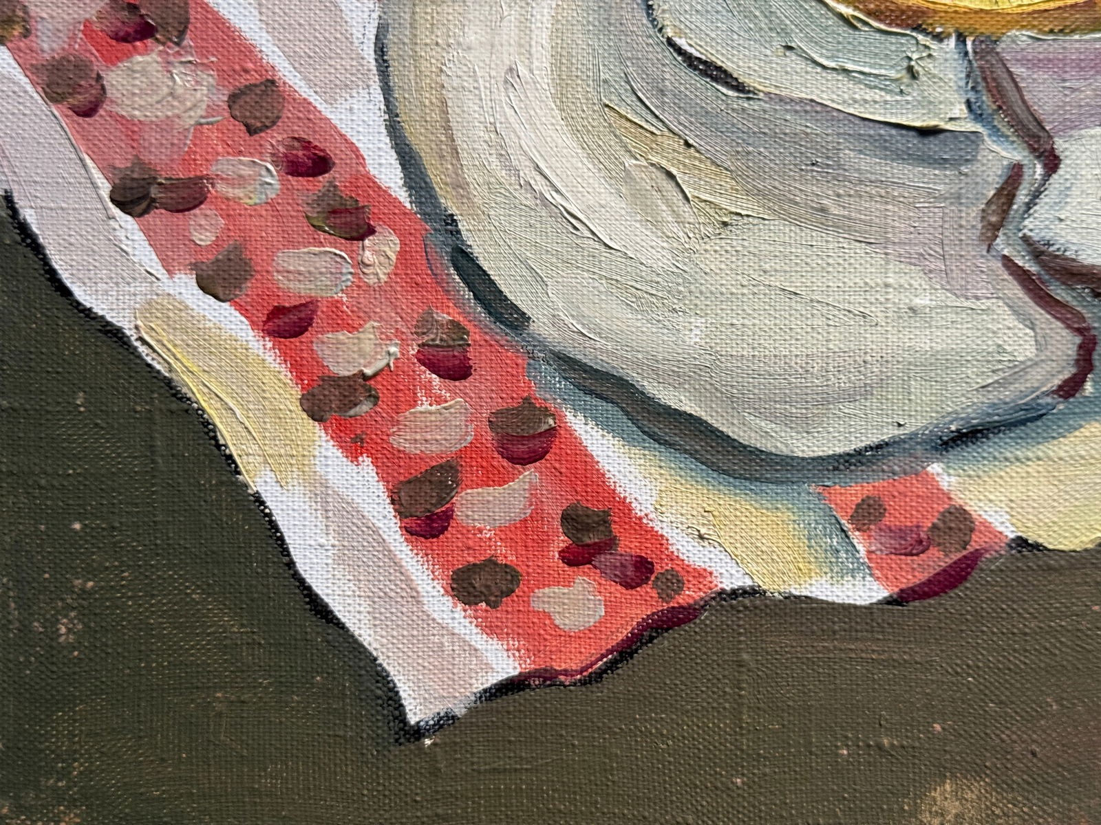 Oil painting with frame Ukrainian still life K. Leonid - 9