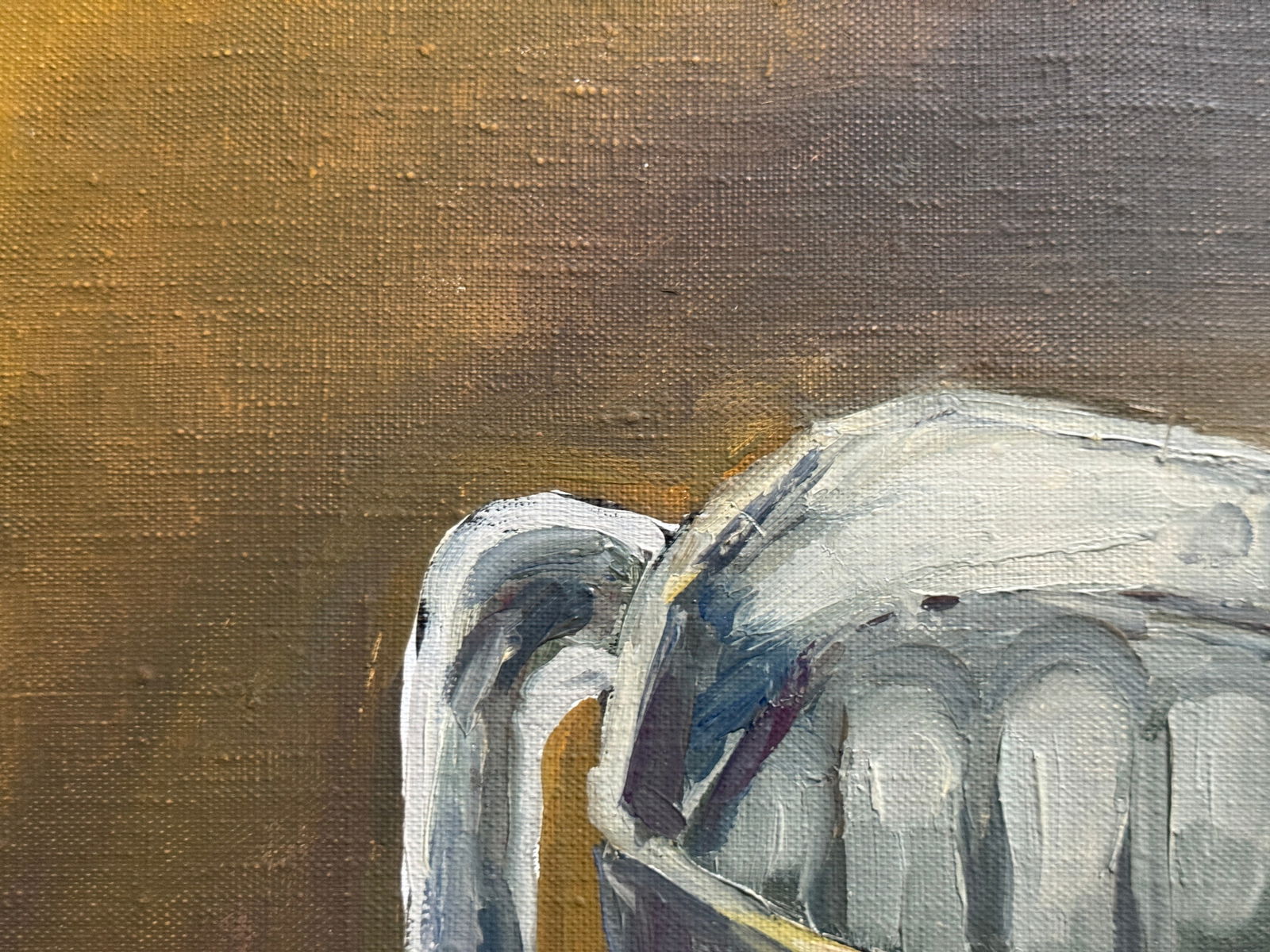 Oil painting with frame glass K. Leonid - 3