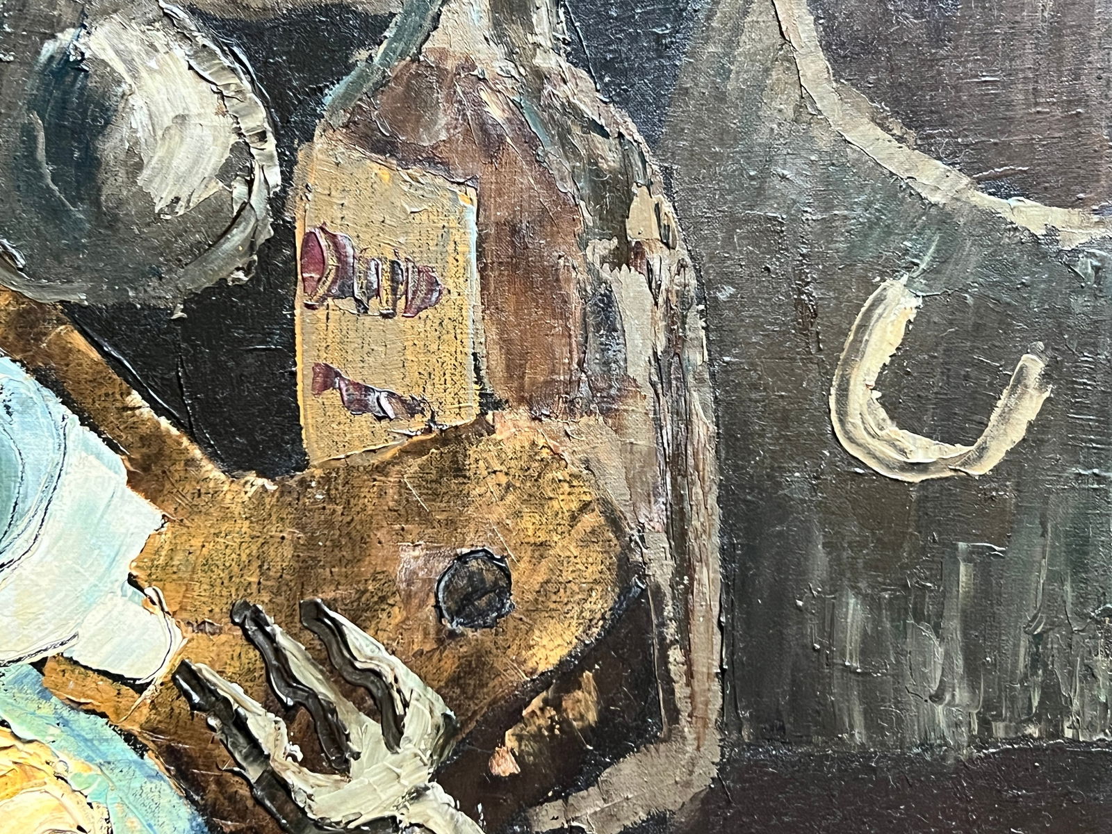 Oil painting with frame Chernobyl K. Leonid - 5