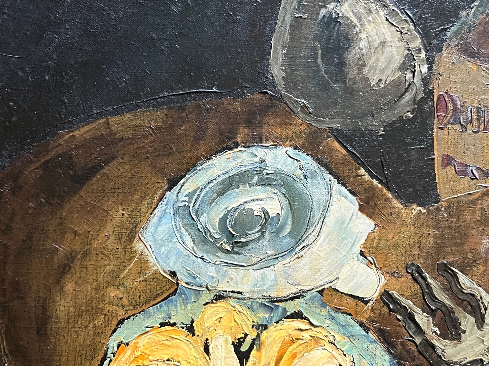 Oil painting with frame Chernobyl K. Leonid - 6