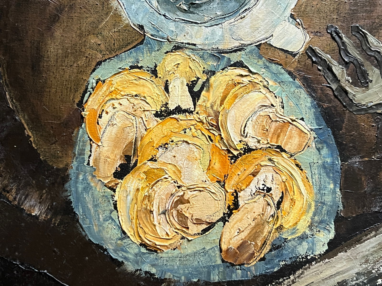 Oil painting with frame Chernobyl K. Leonid - 7