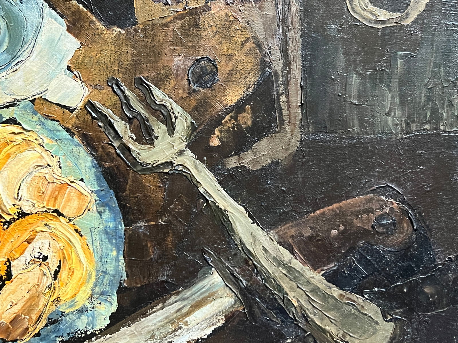 Oil painting with frame Chernobyl K. Leonid - 8