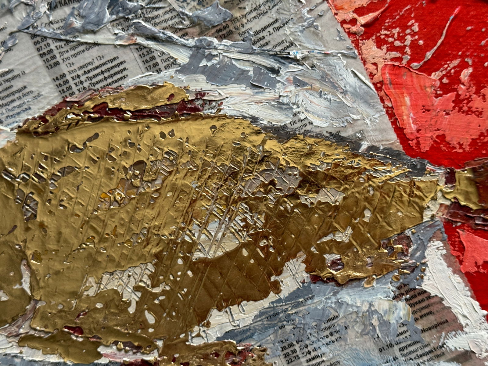 Oil painting with frame goldfish K. Leonid - 6