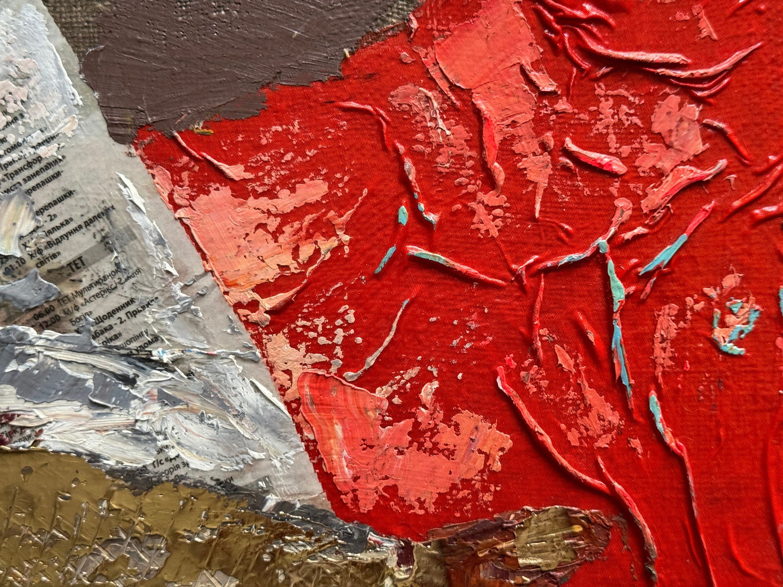 Oil painting with frame goldfish K. Leonid - 8