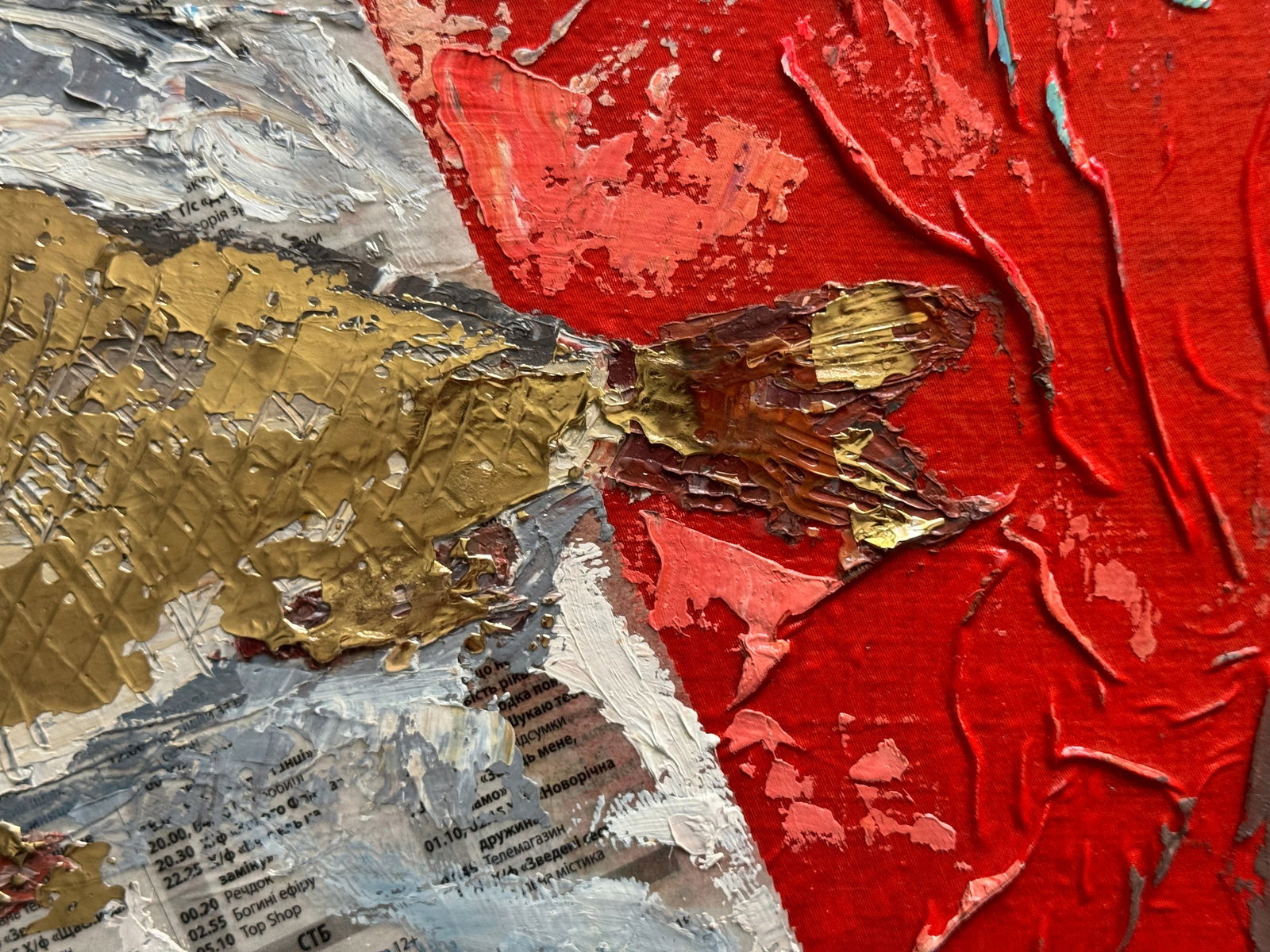 Oil painting with frame goldfish K. Leonid - 9