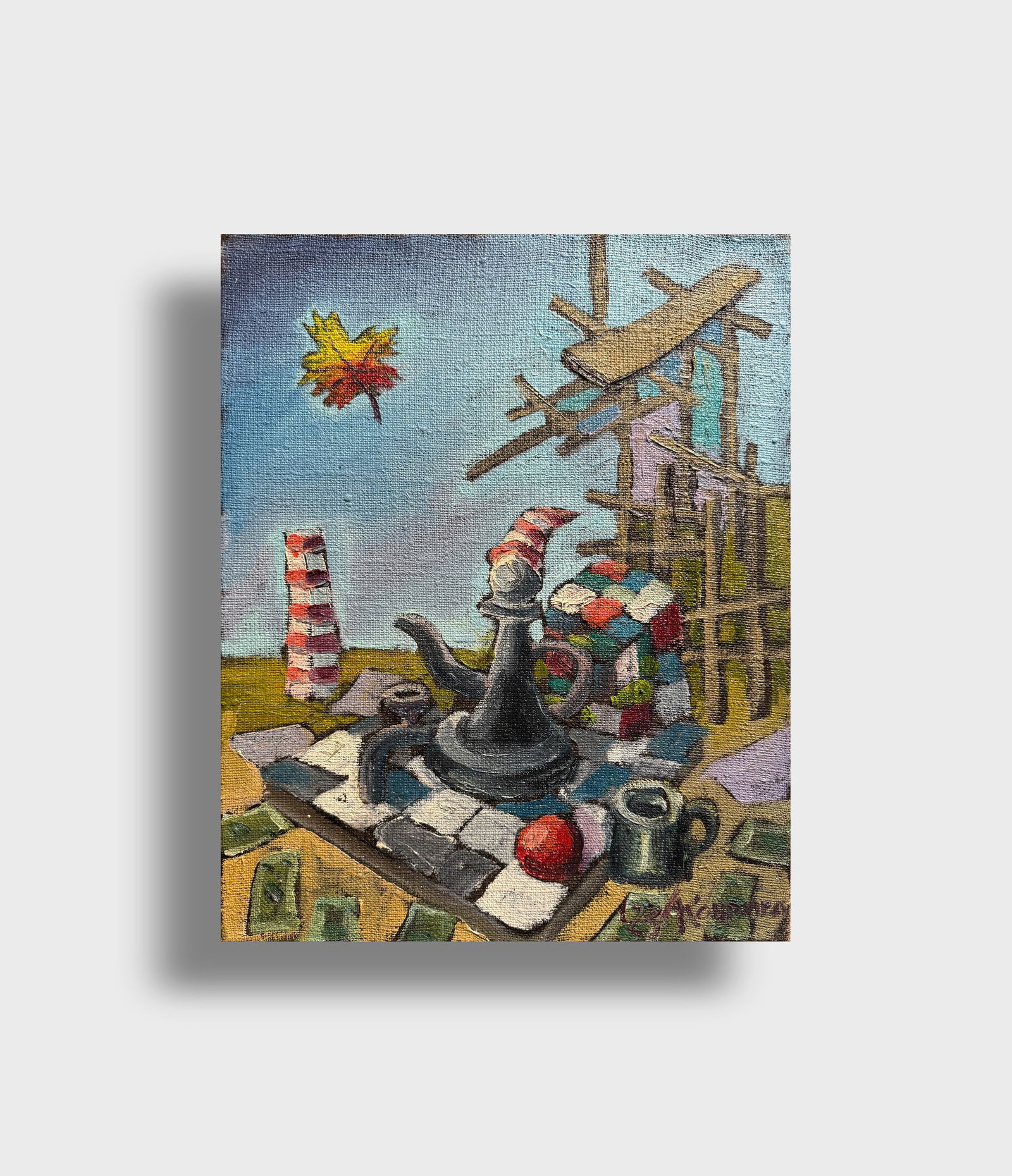 Oil painting with frame Queen K. Leonid - 10