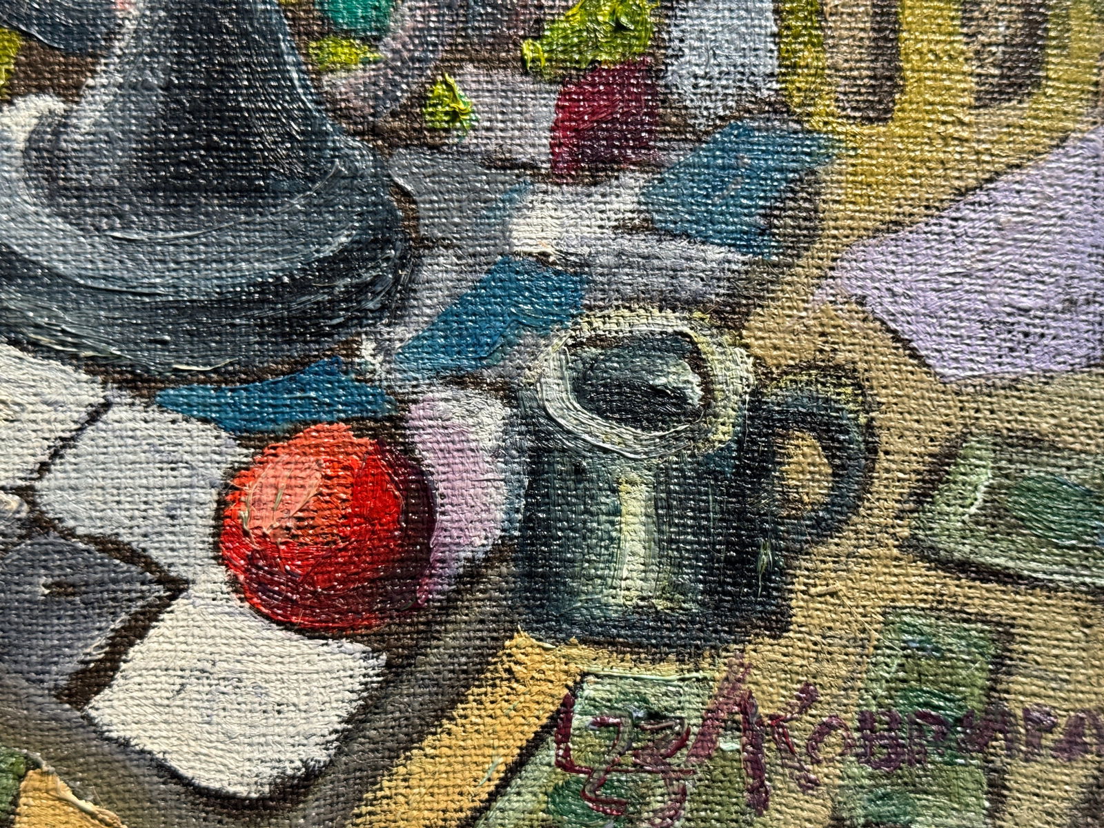 Oil painting with frame Queen K. Leonid - 6