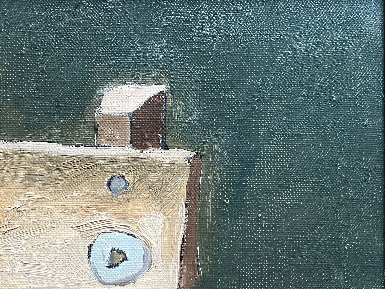 Oil painting with frame stationery button K. Leonid - 10