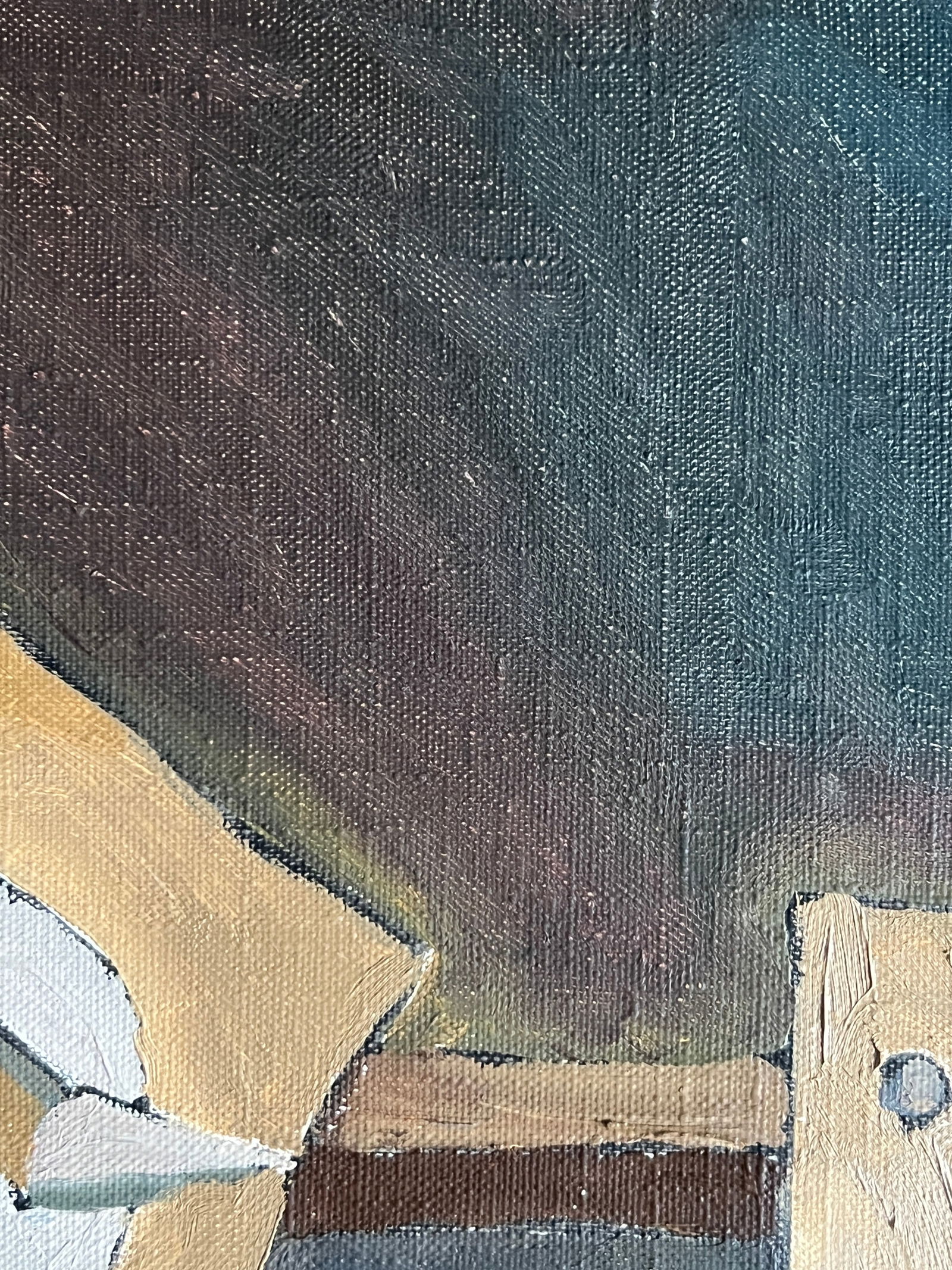 Oil painting with frame stationery button K. Leonid - 4