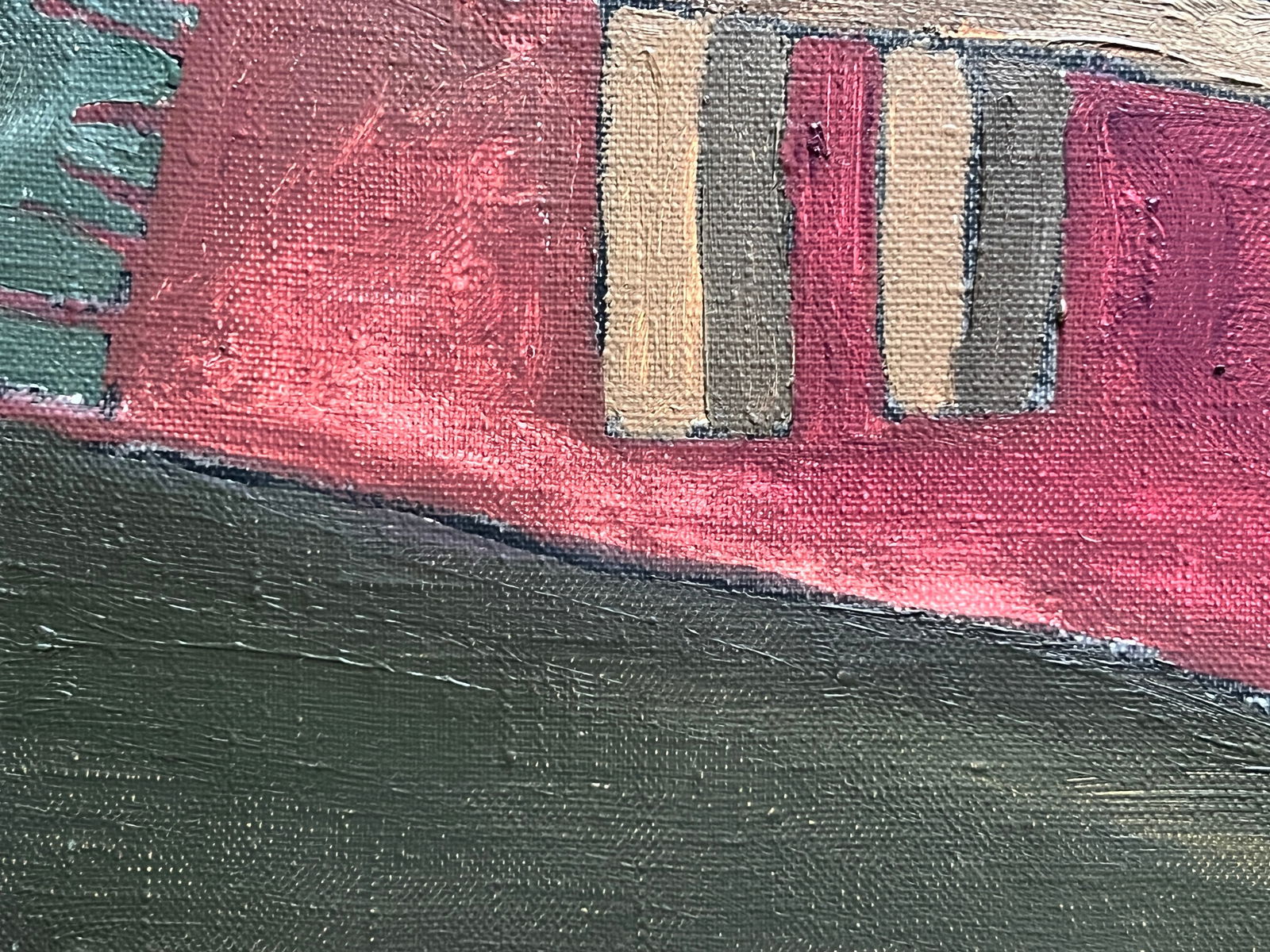 Oil painting with frame stationery button K. Leonid - 6