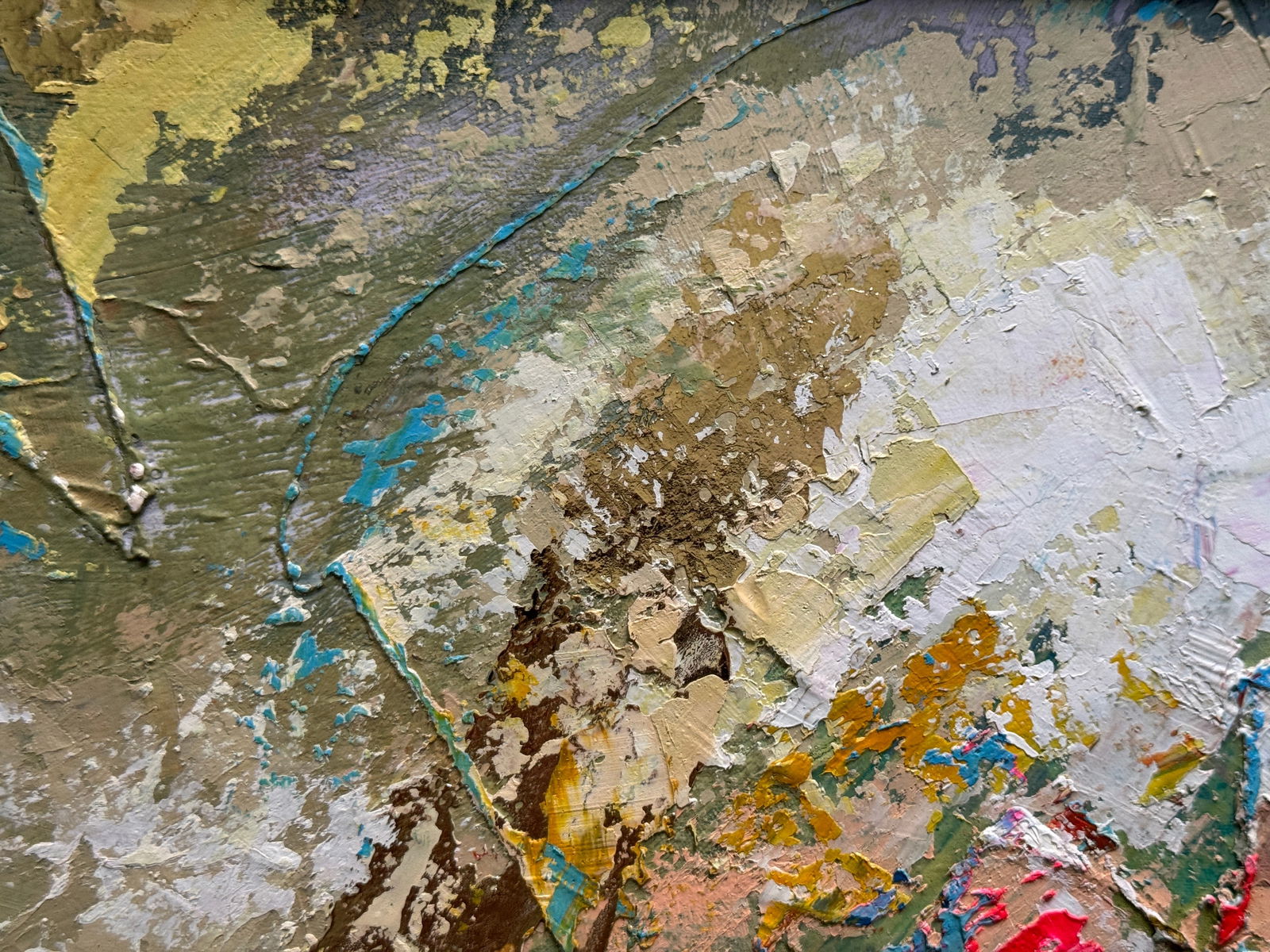 Abstract Oil painting with frame perception K. Leonid - 3