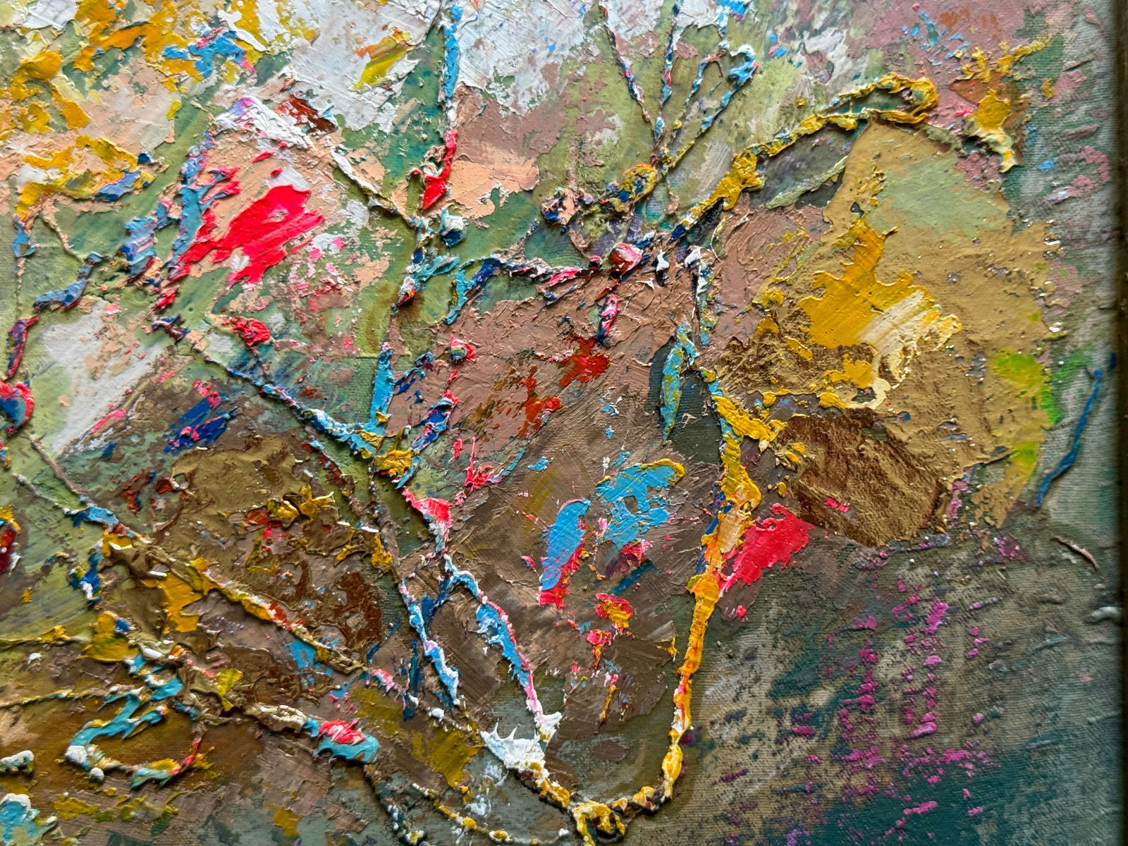 Abstract Oil painting with frame perception K. Leonid - 5