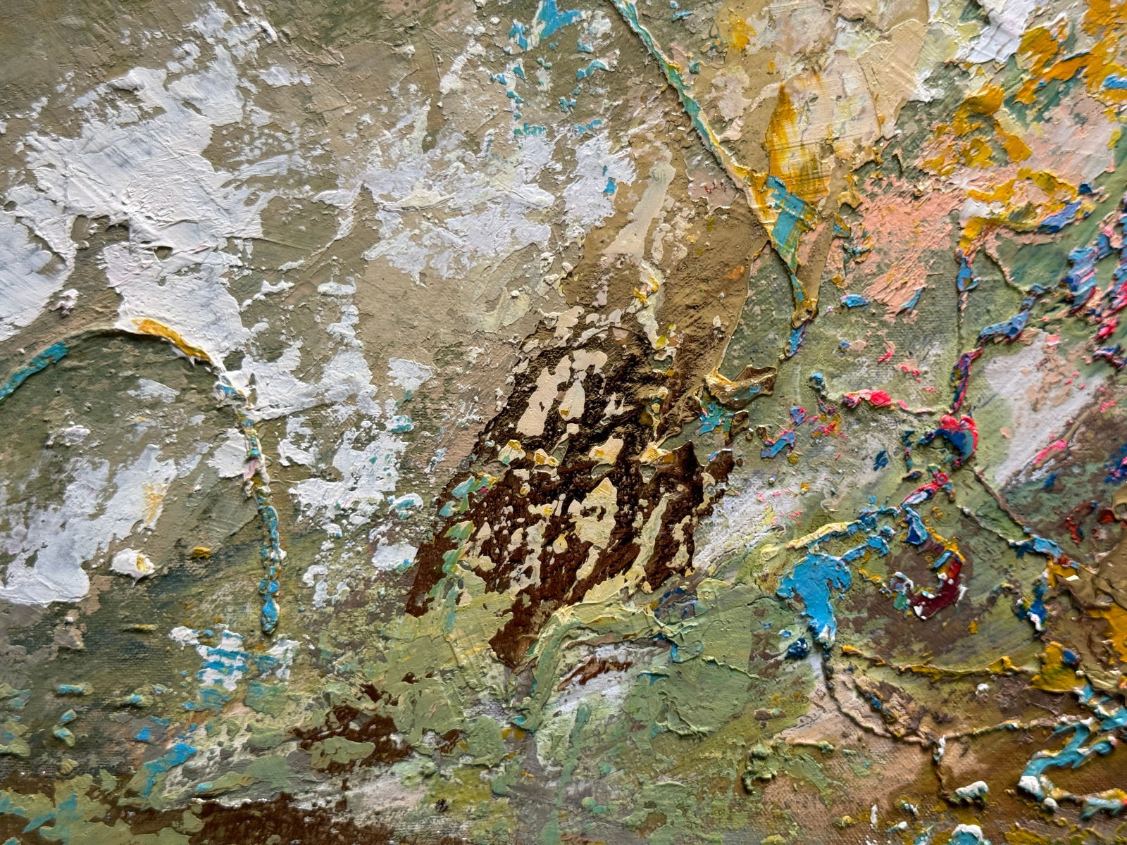 Abstract Oil painting with frame perception K. Leonid - 6