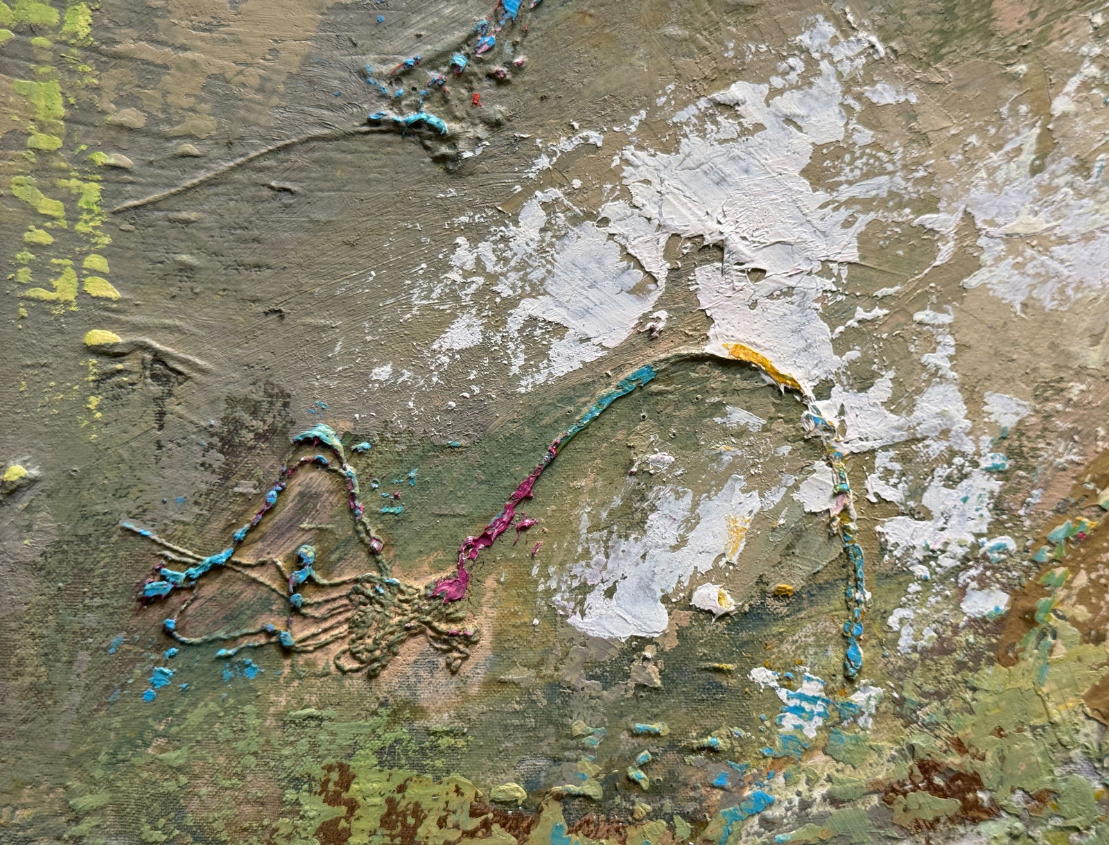 Abstract Oil painting with frame perception K. Leonid - 7