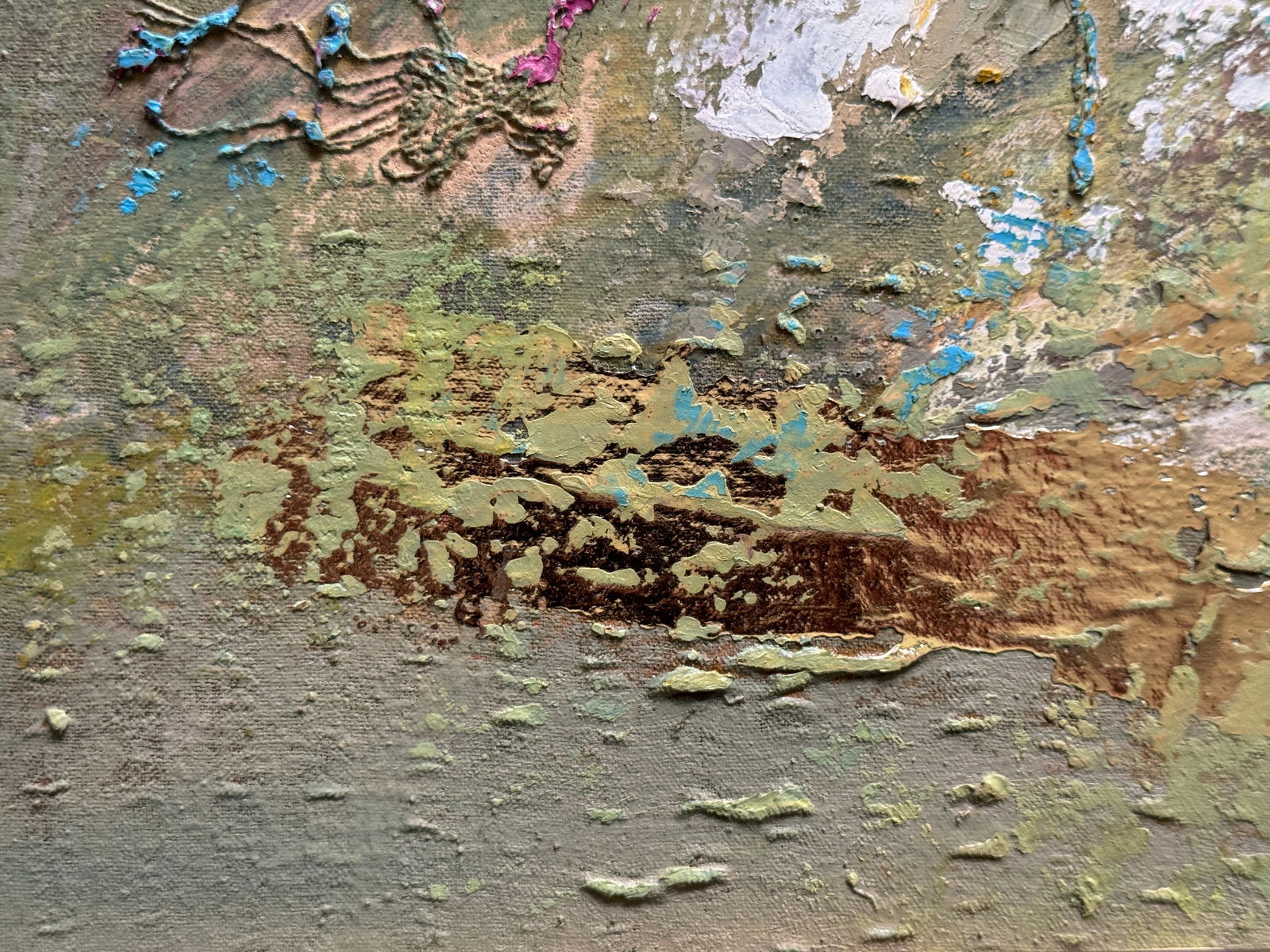 Abstract Oil painting with frame perception K. Leonid - 8