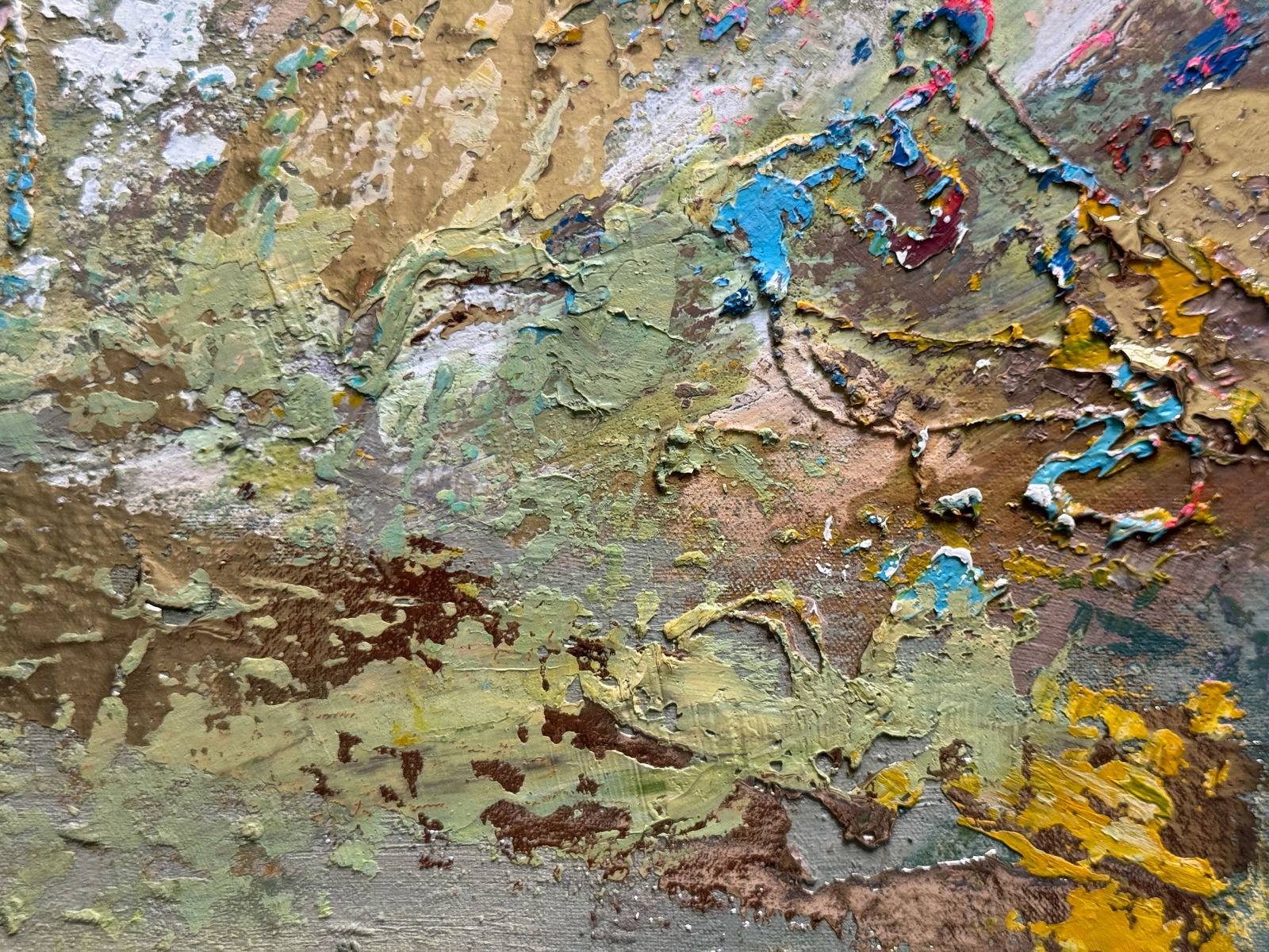 Abstract Oil painting with frame perception K. Leonid - 9