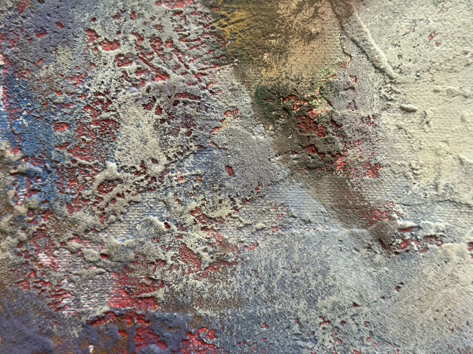 Abstract Acrylic painting with frame Earth K. Leonid - 5