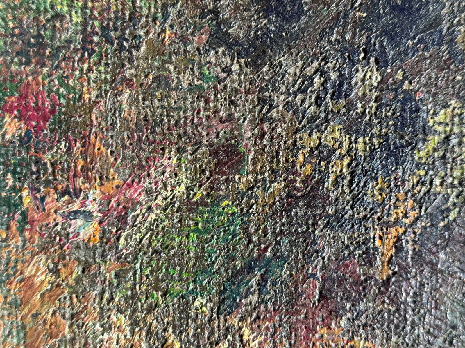 Abstract Oil painting with frame Still life K. Leonid - 3