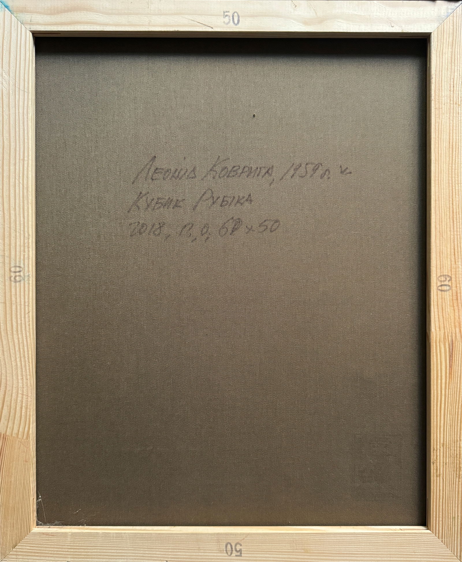 Oil painting with frame Rubik's Cube K. Leonid - 10