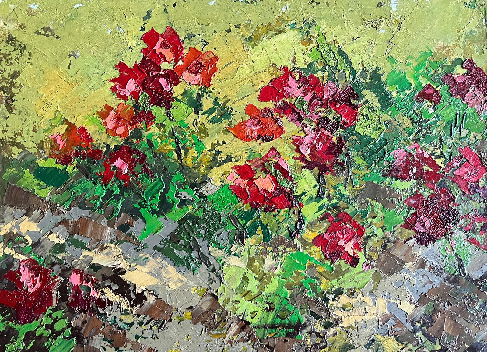 Oil painting Botanical Garden K. Leonid (1 of 7)