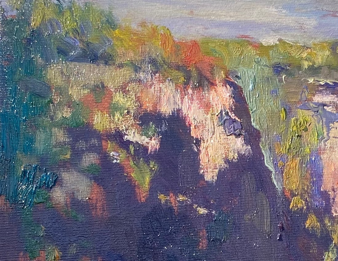 Oil painting Cliff Yulia D. - 3