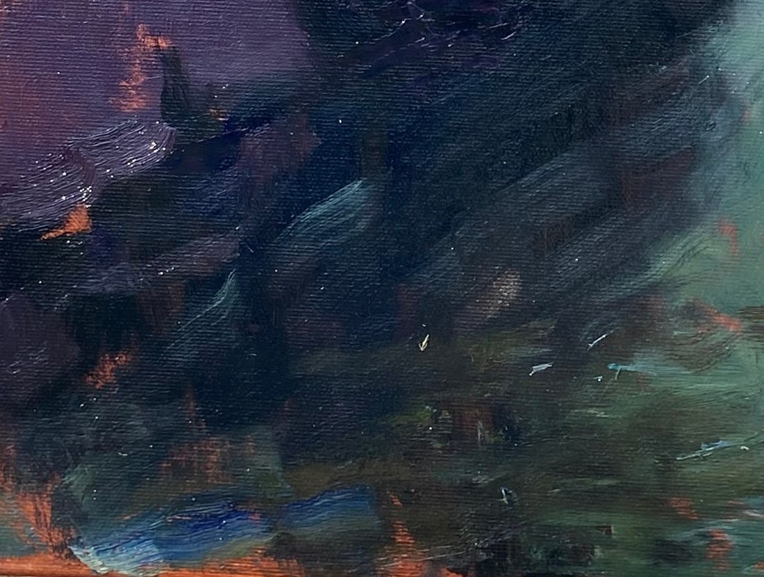 Oil painting Cliff Yulia D. - 6