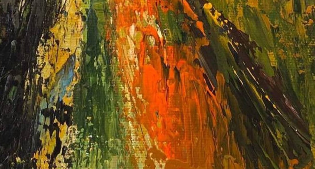 Acrylic painting Rainy field Igor Kutsenko - 3