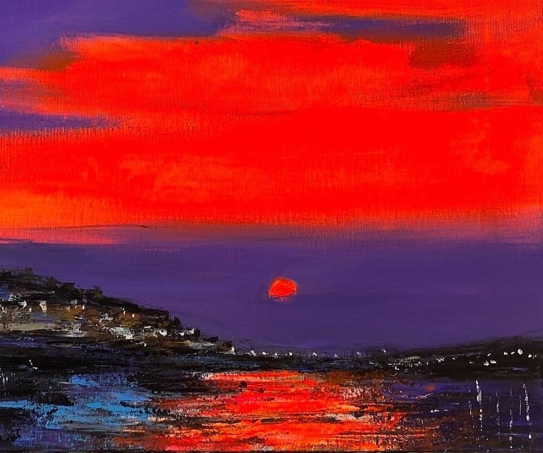 Acrylic painting Kyiv. Podil Igor Kutsenko - 3