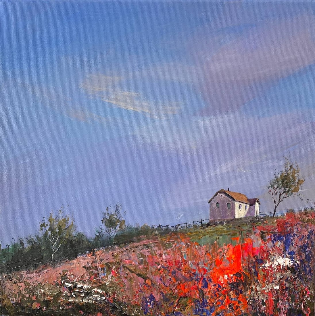 Acrylic painting Summer herbs Igor Kutsenko: Title: Acrylic painting Summer herbs Igor Kutsenko Description: 32Kut Painter: Igor Kutsenko Size: 30x30 cm/11,81x11,81 inches Components: Acrylic, canvas Original painting from our collection ERA: