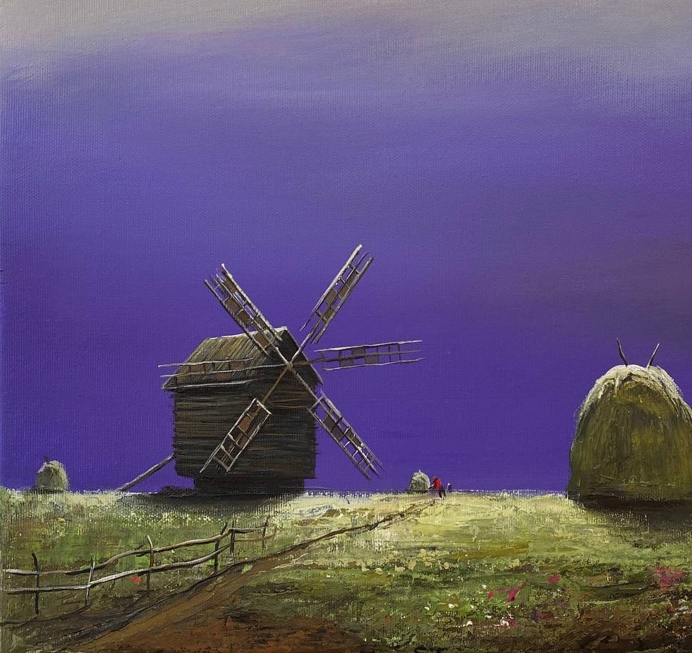 Acrylic painting Hay Igor Kutsenko - 4