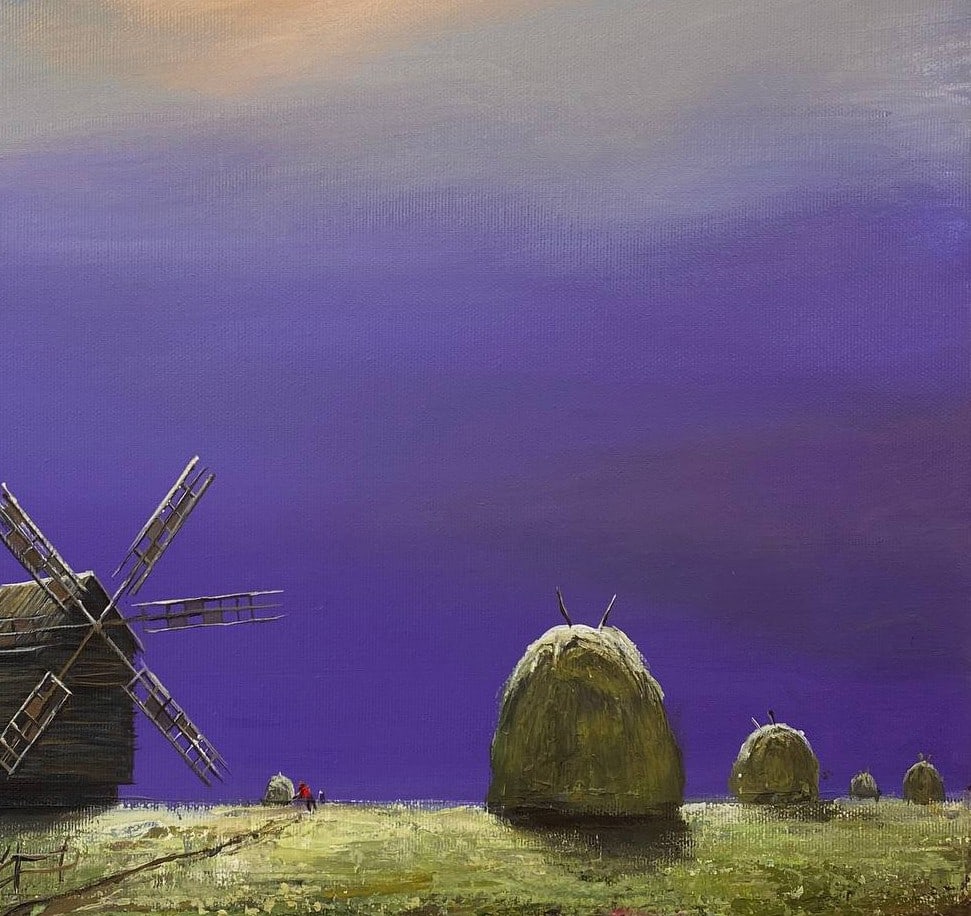 Acrylic painting Hay Igor Kutsenko - 8