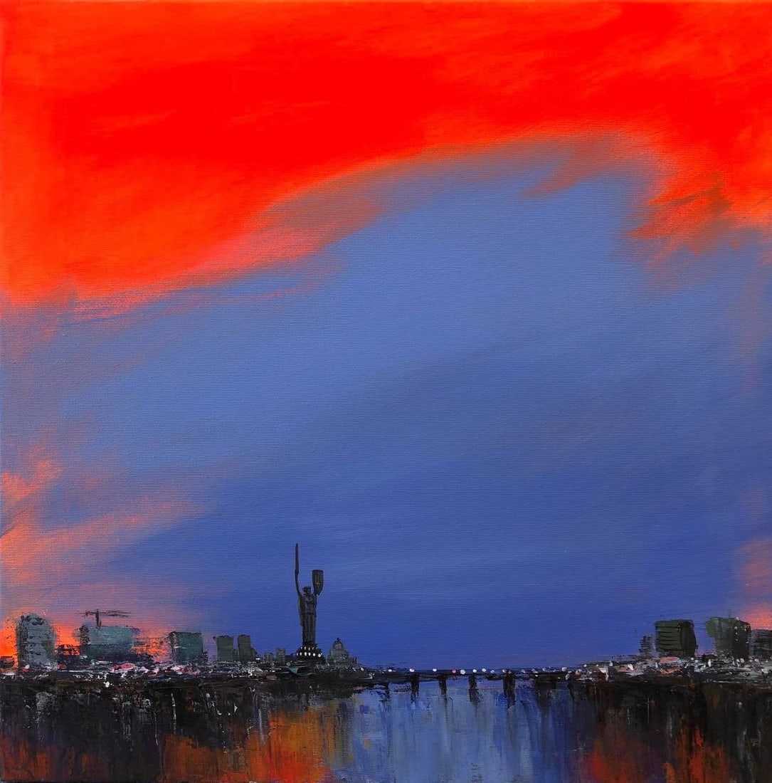 Acrylic painting Kyiv Igor Kutsenko (1 of 1)