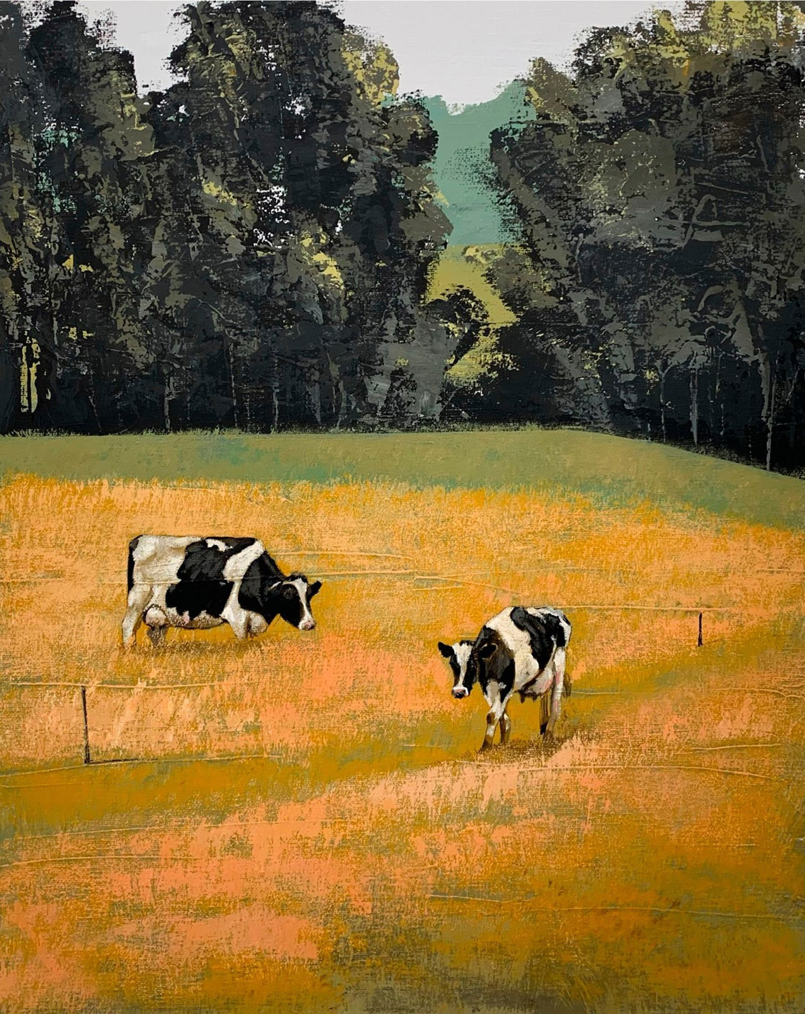 Oil painting Cows Ukrainian painter (1 of 11)