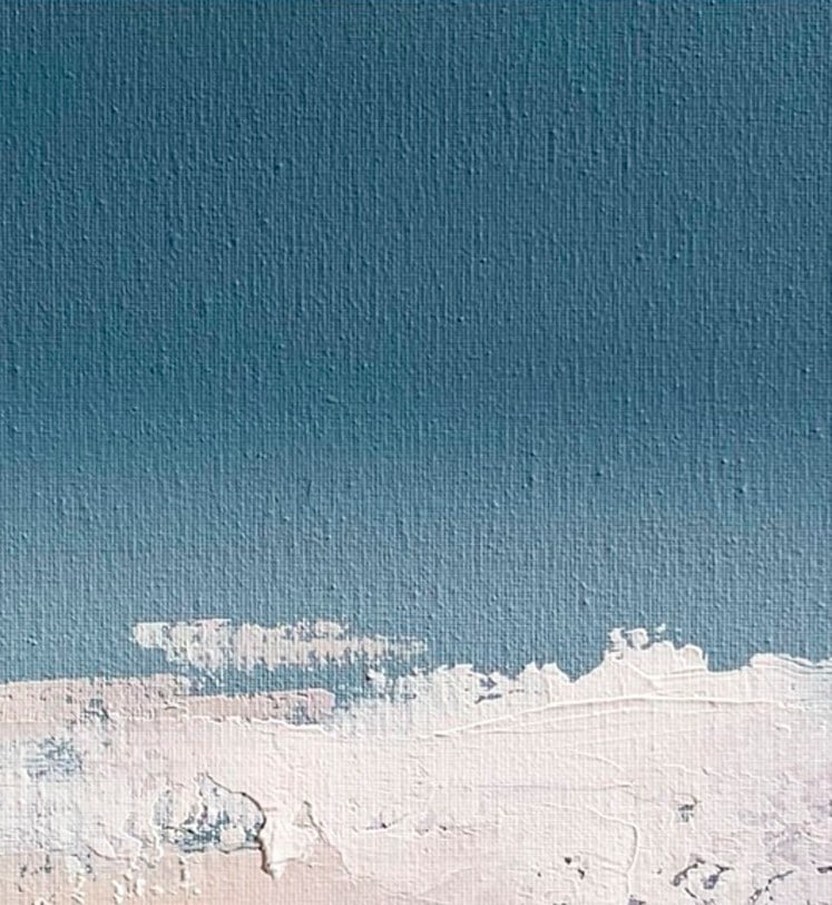 Oil painting House on the field Ukrainian painter - 10