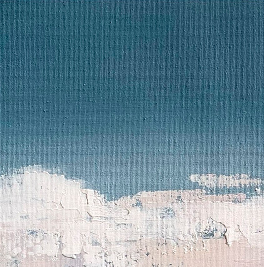 Oil painting House on the field Ukrainian painter - 6