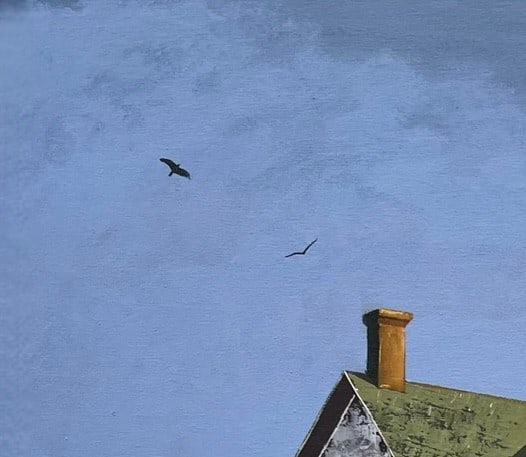 Oil painting House Ukrainian painter - 6