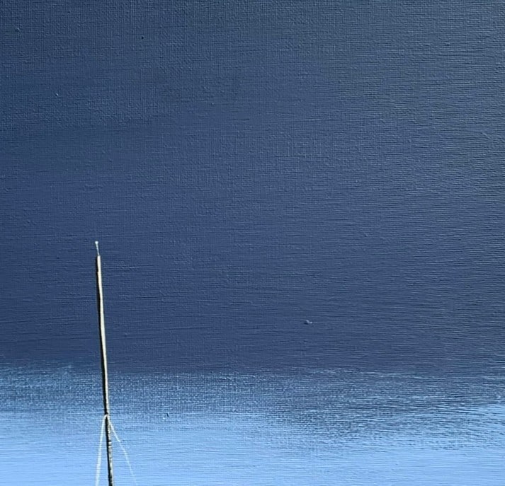 Oil painting Boat on the beach Ukrainian painter - 8