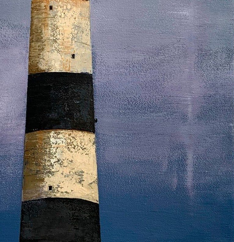 Oil painting Lighthouse Ukrainian painter - 7