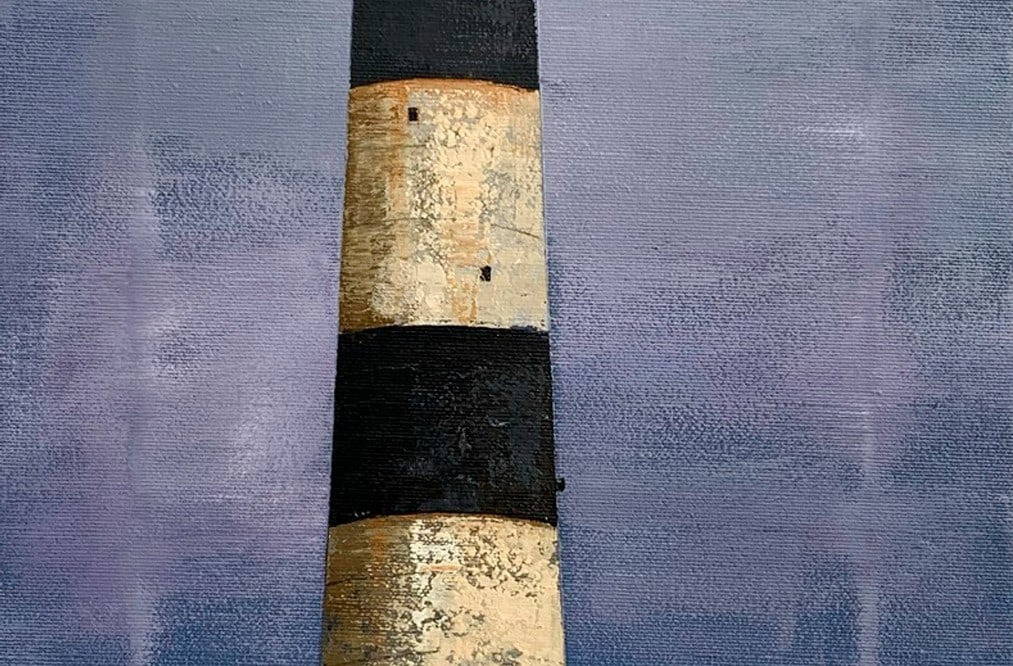 Oil painting Lighthouse Ukrainian painter - 8
