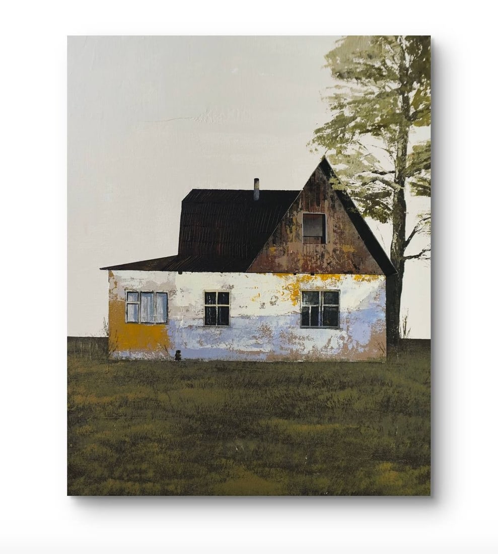 Oil painting Spring chill Ukrainian painter - 2