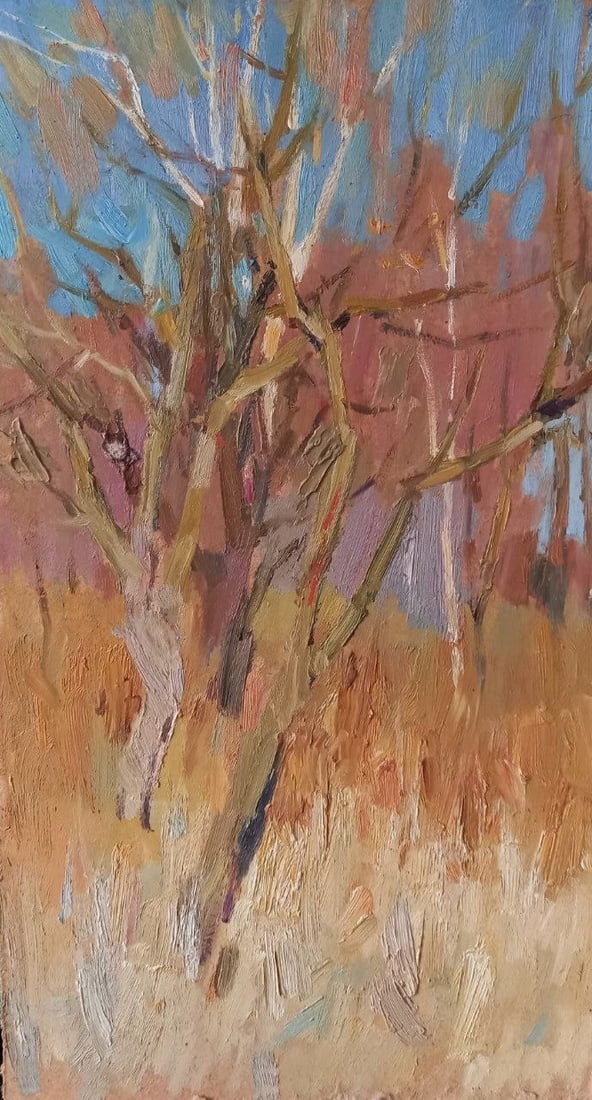 Oil painting Etude Alex Ditriev: Title: Oil painting Etude Alex Ditriev Description: 44AD Painter: Alex Ditriev Size: 44x24.5 cm/17.3x9.7 inches Components: oil, cardboard Original painting from our collection ERA: Short information: