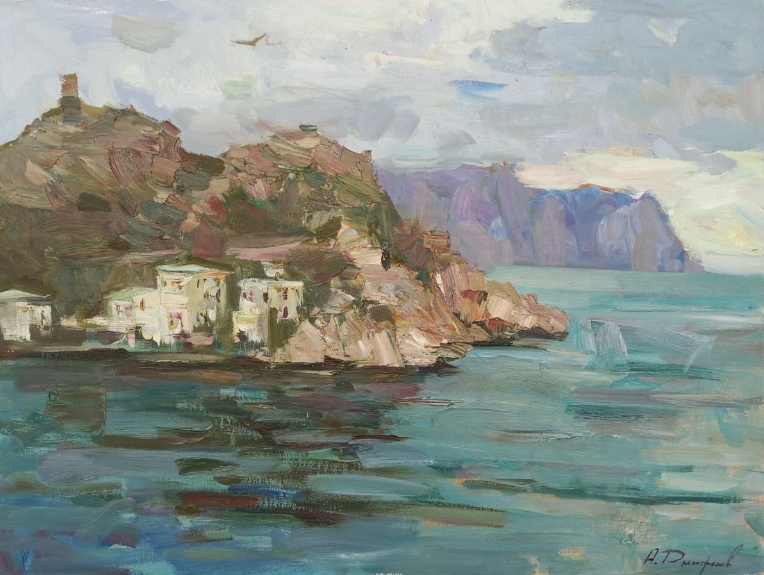 Oil painting It's a nasty day Alex Ditriev: Title: Oil painting It's a nasty day Alex Ditriev Description: 51AD Painter: Alex Ditriev Size: 60x80 cm/23.6x31.5 inches Components: oil, canvas Original painting from our collection ERA: Short