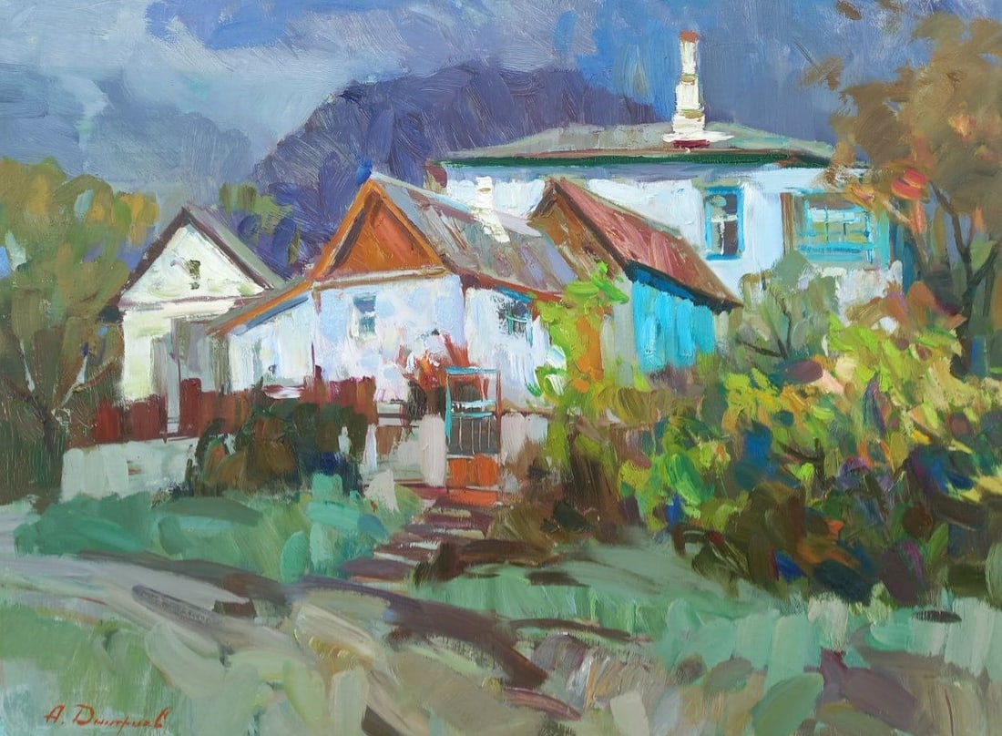 Oil painting Before the storm Alex Ditriev: Title: Oil painting Before the storm Alex Ditriev Description: 64AD Painter: Alex Ditriev Size: 60x80 cm/23.6x31.5 inches Components: oil, canvas Original painting from our collection ERA: Short infor