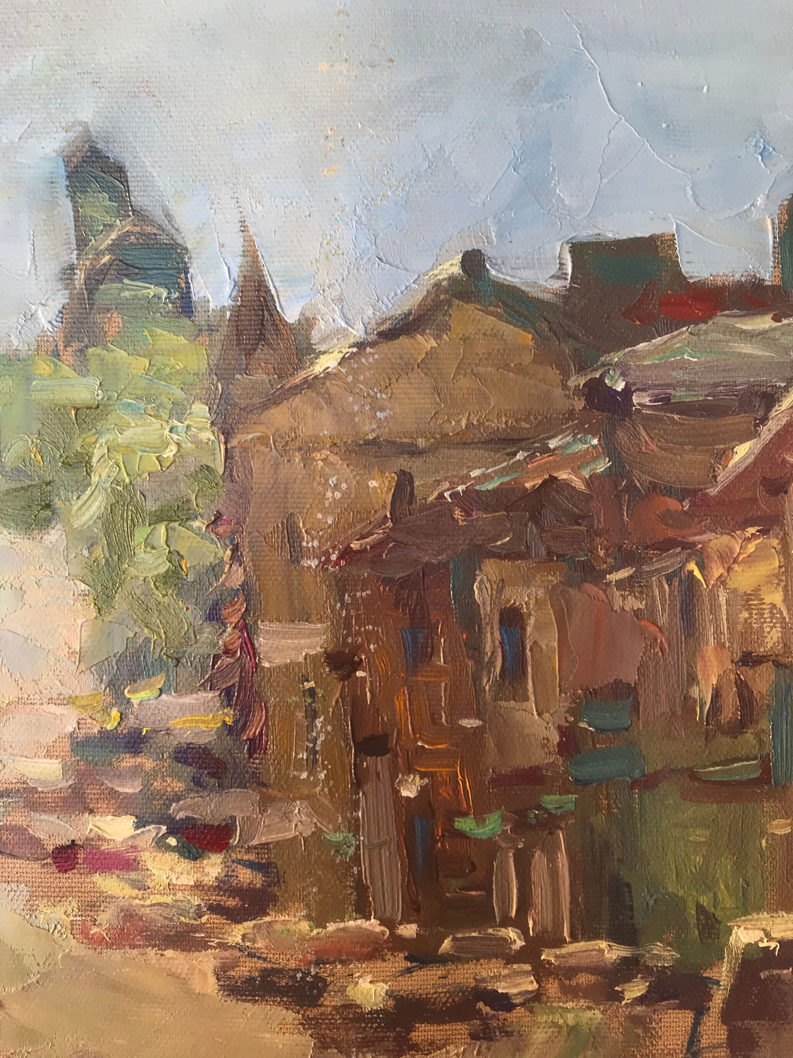 Oil painting Familiar street Sergey Ivanovich Animov - 6