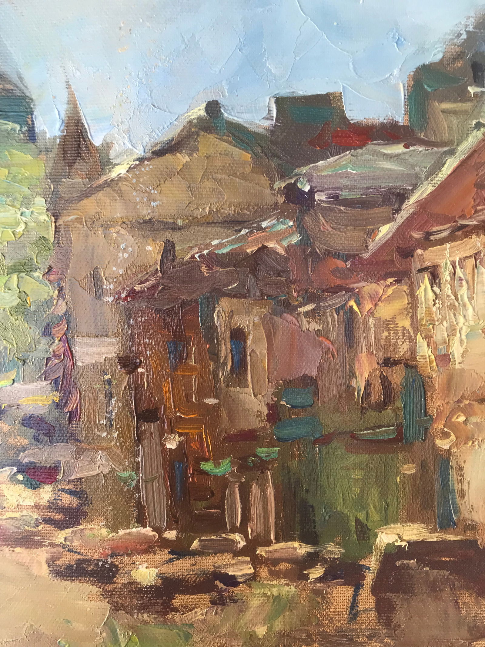 Oil painting Familiar street Sergey Ivanovich Animov - 7