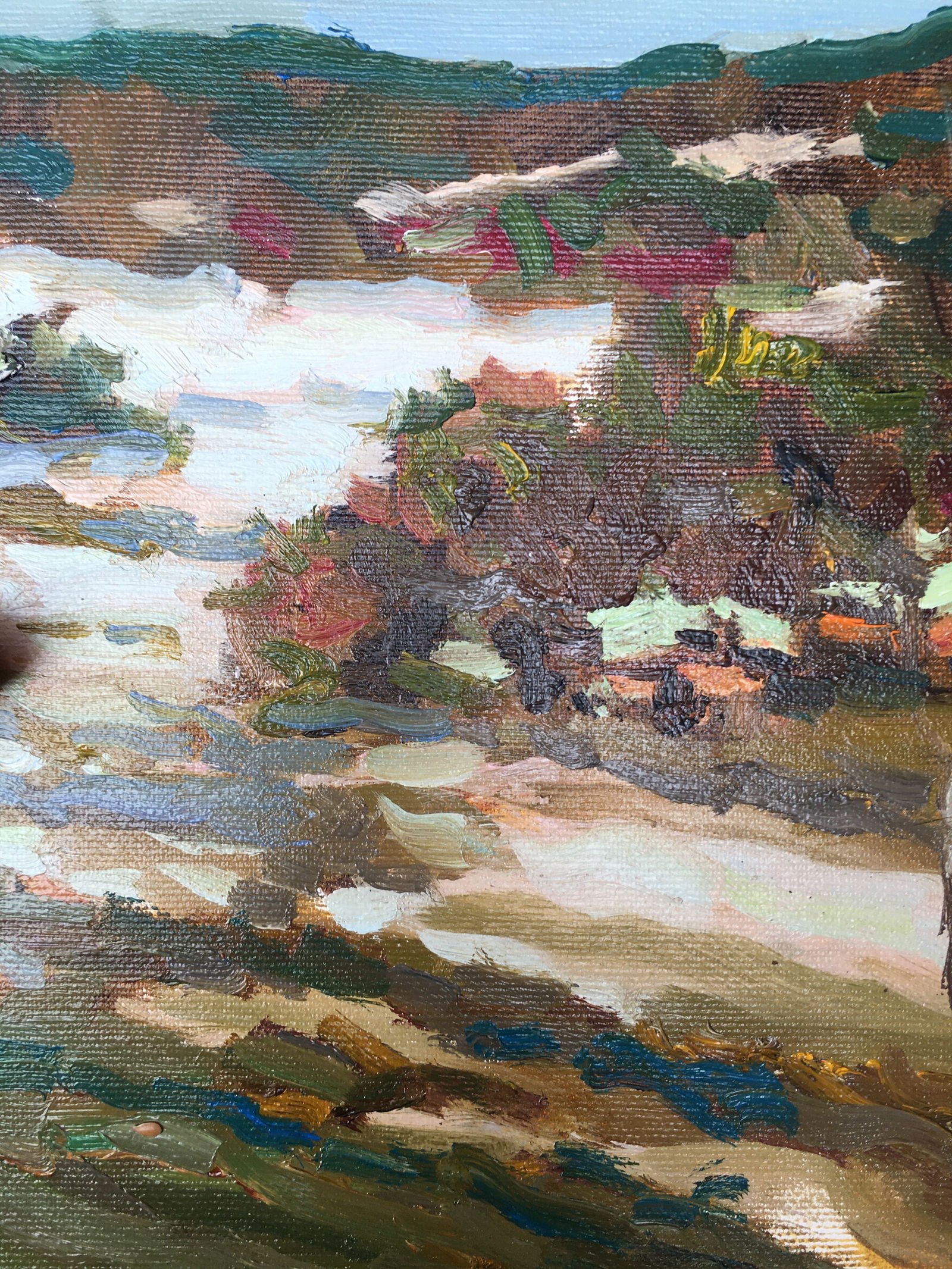 Oil painting Early spring Sergey Ivanovich Animov - 6